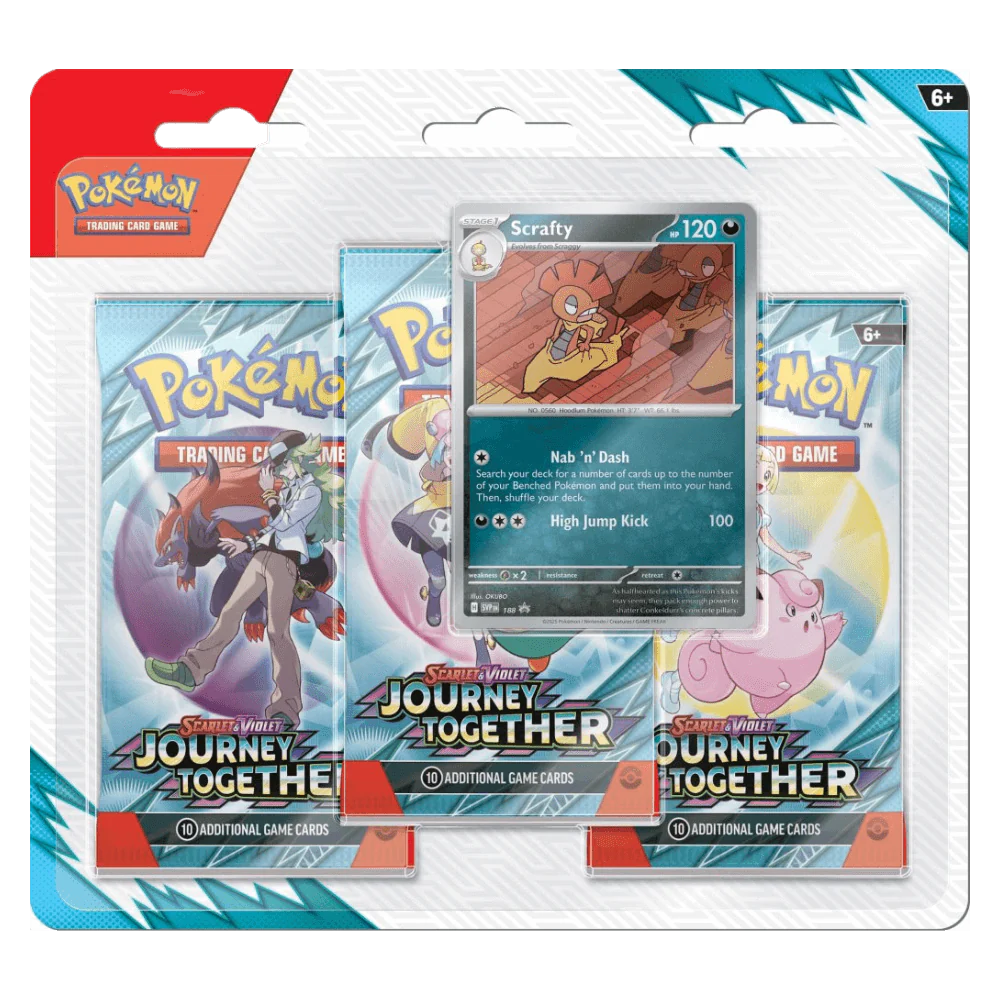 POKÉMON TCG: Scarlet & Violet - Journey Together 3PK Blister (Assorted)