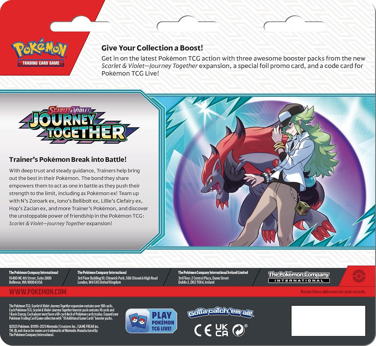 POKÉMON TCG: Scarlet & Violet - Journey Together 3PK Blister (Assorted)