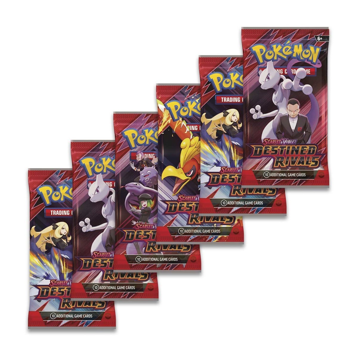 POKÉMON TCG: Scarlet & Violet - Destined Rivals Booster Bundle (6 Packs)