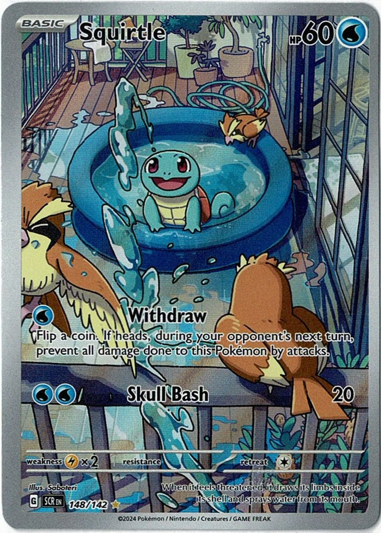 Squritle #148/142 SV Stellar Crown - Pokémon
