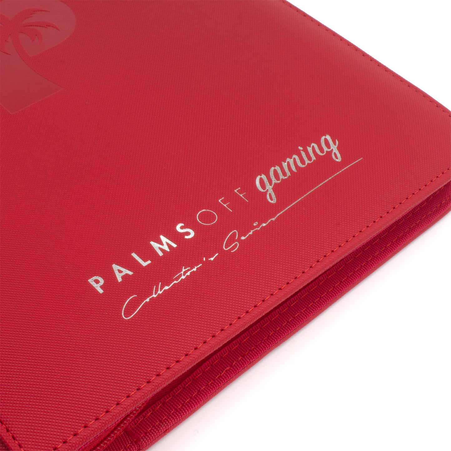 Palms Off Gaming - 9 Pocket Zip Trading Card Binder (RED)