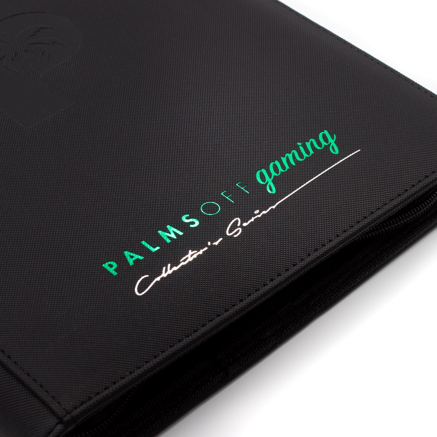 Palms Off Gaming - 9 Pocket Zip Trading Card Binder (BLACK)