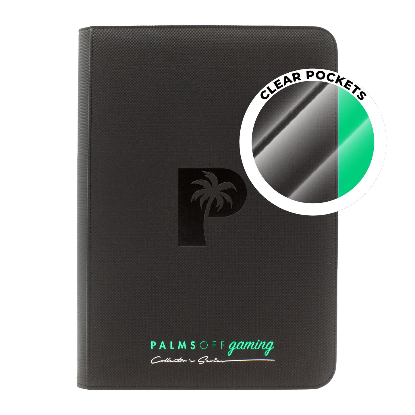 Palms Off Gaming - Top Load Binder - Clear (BLUE)