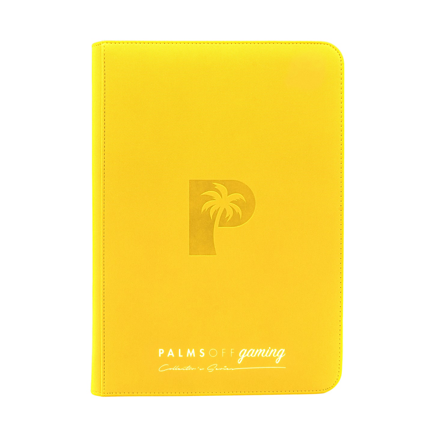 Palms Off Gaming - Top Loader Zip Binder - Clear (YELLOW)