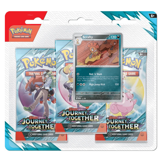 POKÉMON TCG: Scarlet & Violet - Journey Together 3PK Blister (Assorted)