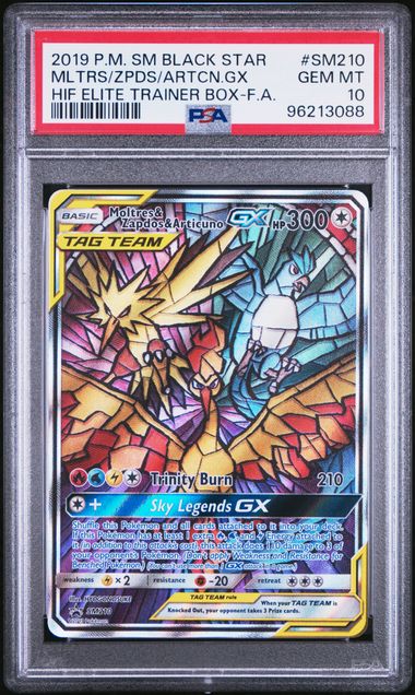 PSA 10 - MLTRS/ZPDS/ARTCN GX #SM210 Hidden Fates - Pokémon