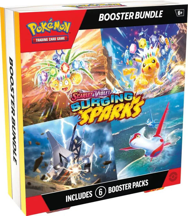 POKÉMON TCG: Scarlet & Violet - Surging Sparks Booster Bundle (6 Packs)