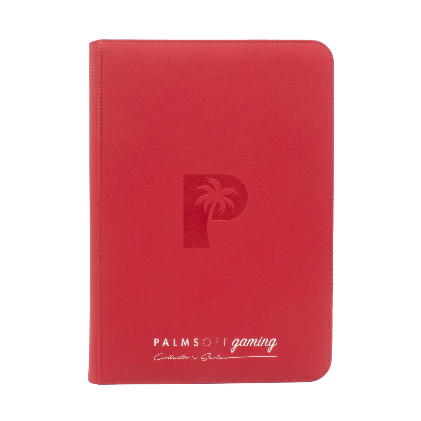 Palms Off Gaming - 9 Pocket Zip Trading Card Binder (RED)