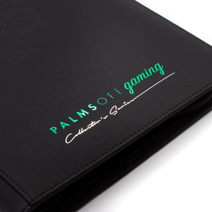 Palms Off Gaming - 9 Pocket Zip Trading Card Binder (BLACK)