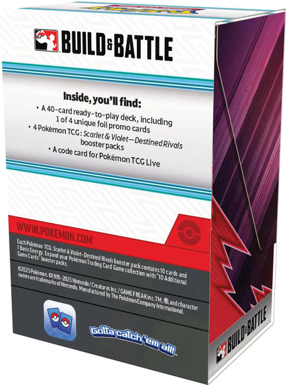 POKÉMON TCG: Scarlet & Violet - Destined Rivals Build & Battle Box