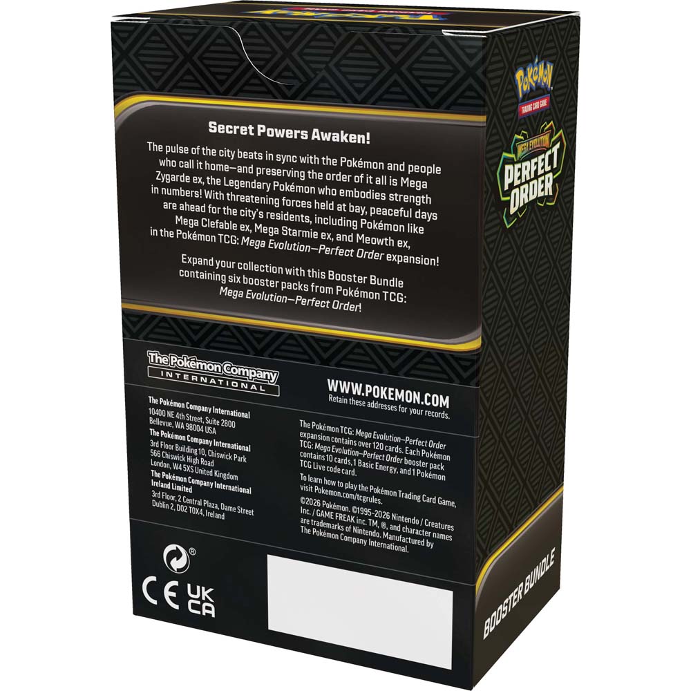 POKÉMON TCG: Mega Evolution - Perfect Order - Booster Bundle