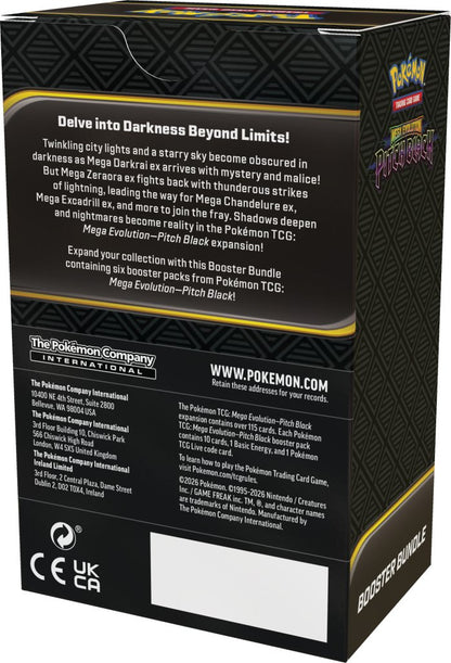 POKÉMON TCG: Mega Evolution - Pitch Black Booster Bundle *PRE-ORDER*